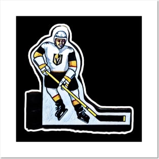 Coleco Table Hockey Players - Las Vegas Golden Knights Posters and Art